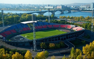 Крупнейший стадион Сибири под защитой VIDEOMAX