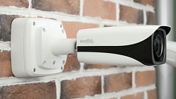 Подключение камеры видеонаблюдения с разъемом снаружи корпуса на кирпичной стене