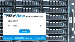 Обслуживание видеосервера с RAID массивом с помощью утилиты maxView Storage Manager